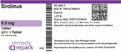 Mm2 (Sirolimus 0.5mg 70518 3546 01)